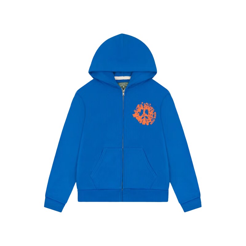 Denim Tears Denim University Zip Hoodie Royal Blue