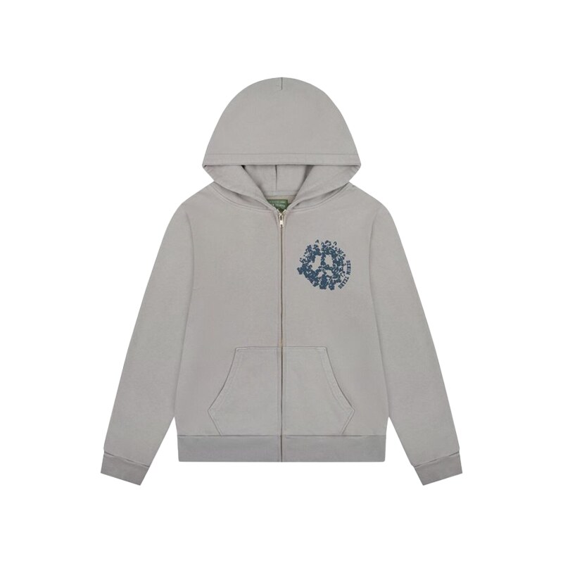 Denim Tears Denim University Zip Hoodie Grey