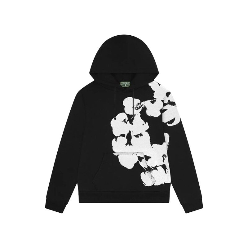 Denim Tears Big Cotton Wreath Sweatshirt Black
