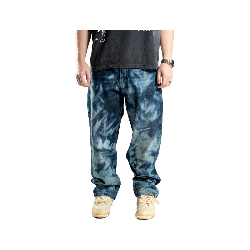 Custompantsprg Custom Blue Bleached Jeans