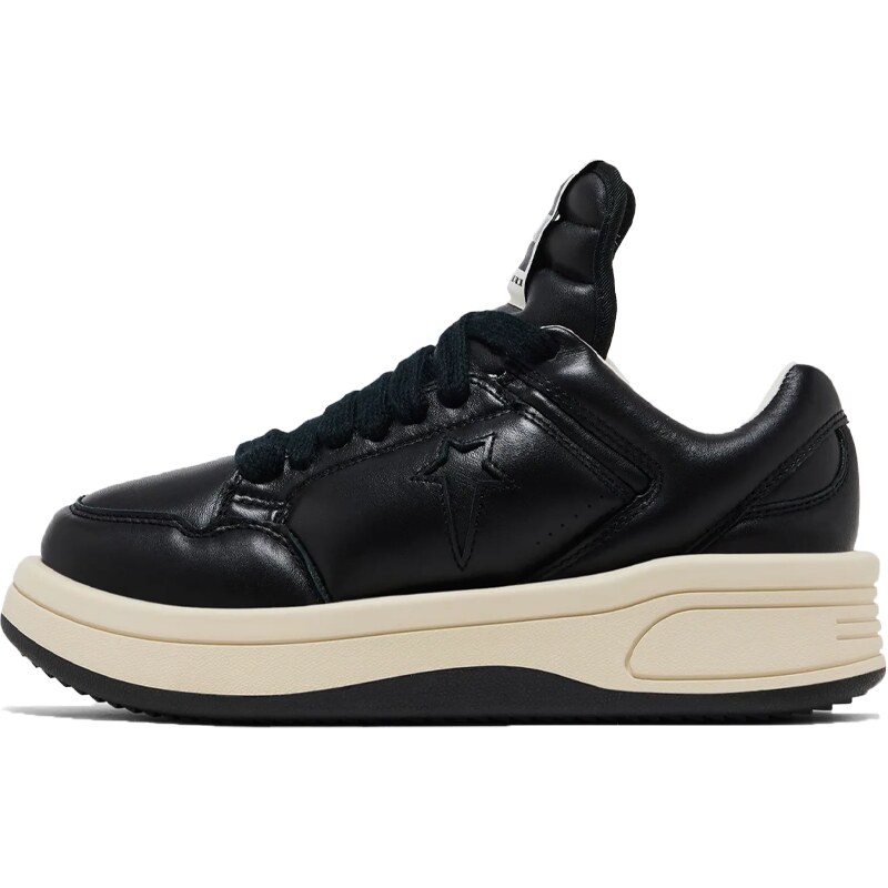 Converse Rick Owens x DRKSHDW TURBOWPN Low Black Cloud Cream