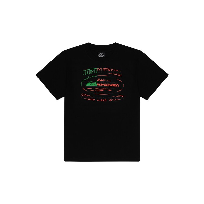 Corteiz x Denim Tears Cortears OG Alcatraz Tee Black
