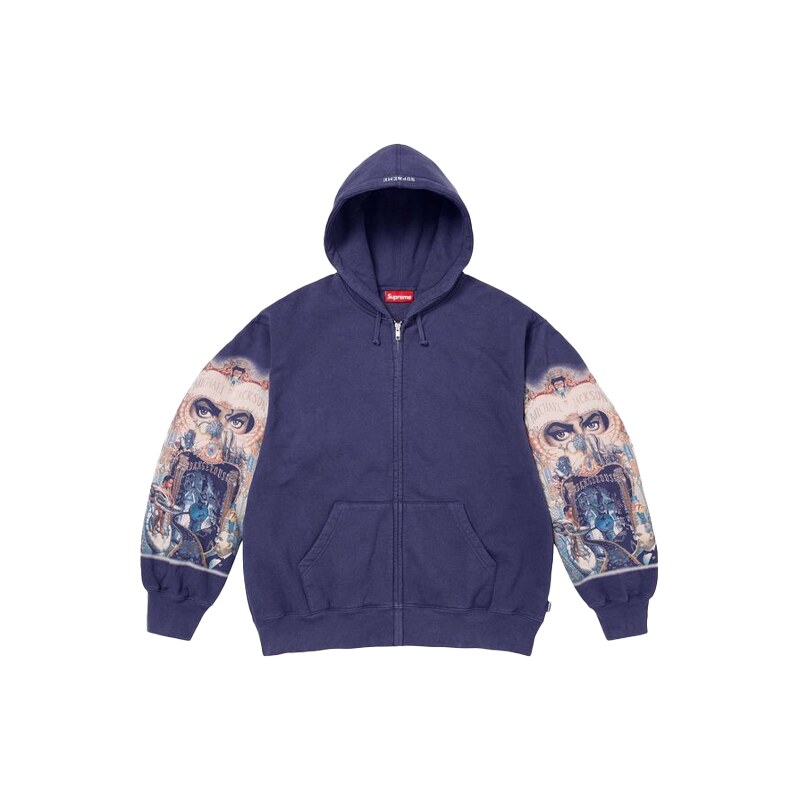 Supreme Michael Jackson Dangerous Zip Up Hooded Sweatshirt