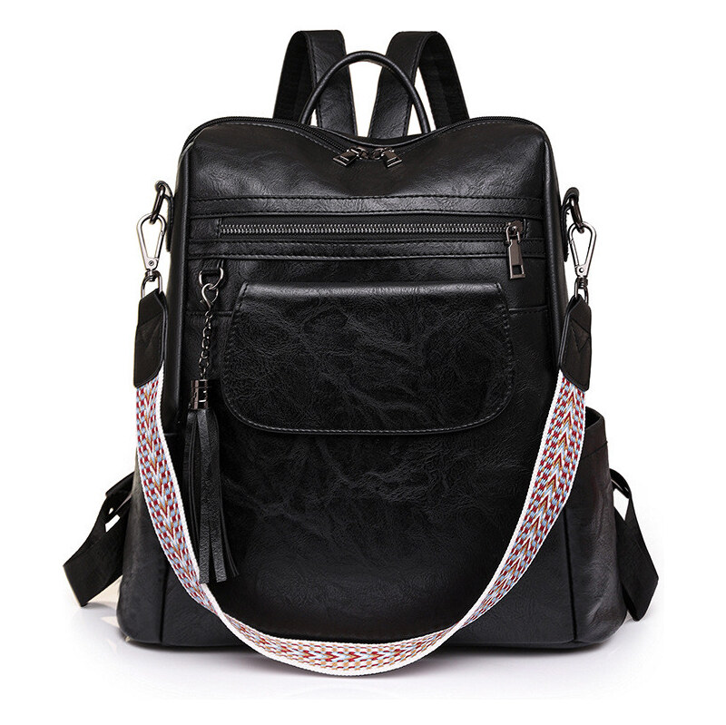 Lifestyle Crossbody batůžek s popruhem Kendy Černý 18L 115628225