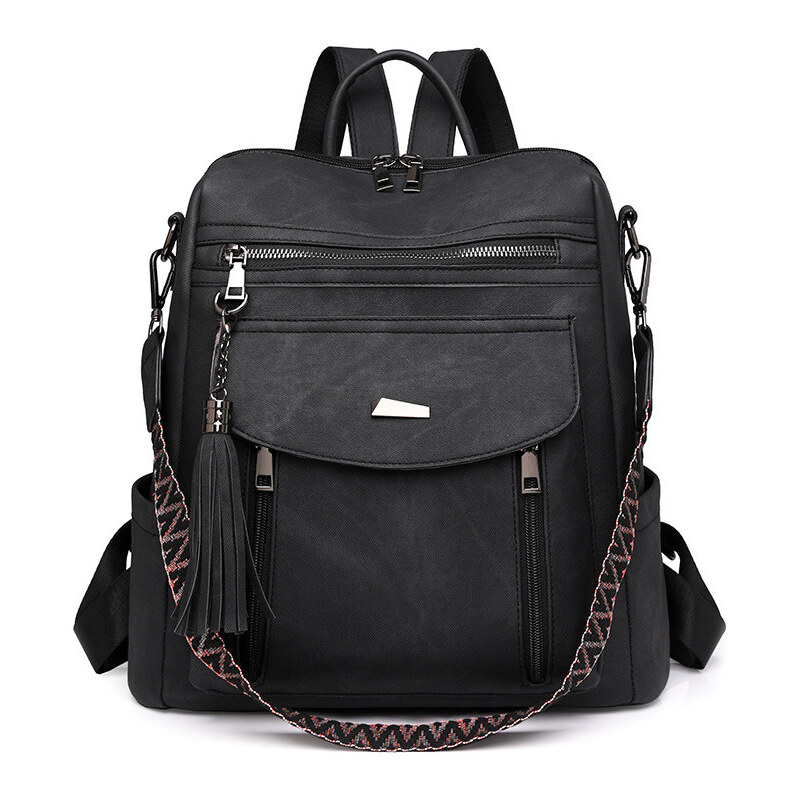 Lifestyle Crossbody batůžek s popruhem Veron Černý 17L 115628226