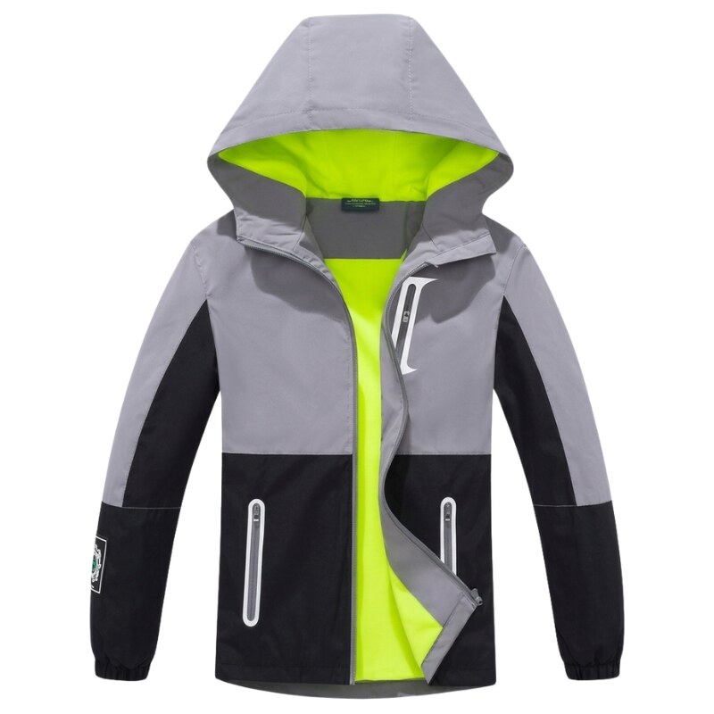 Chlapecká TEPLEJŠÍ BUNDA šedá Kugo B2995N
