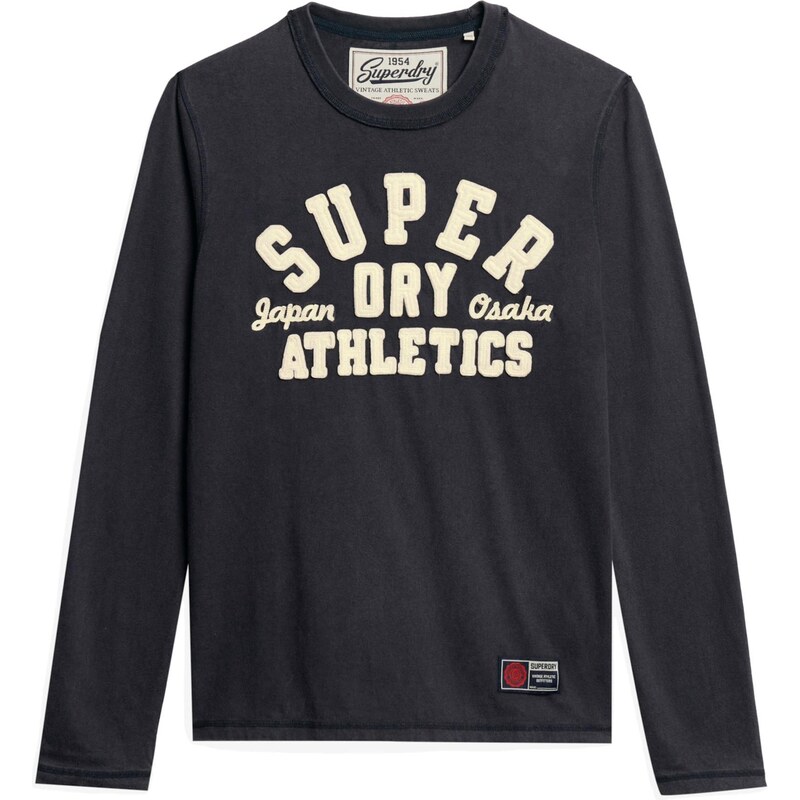 Superdry & Co Tričko Athletic krémová / marine modrá