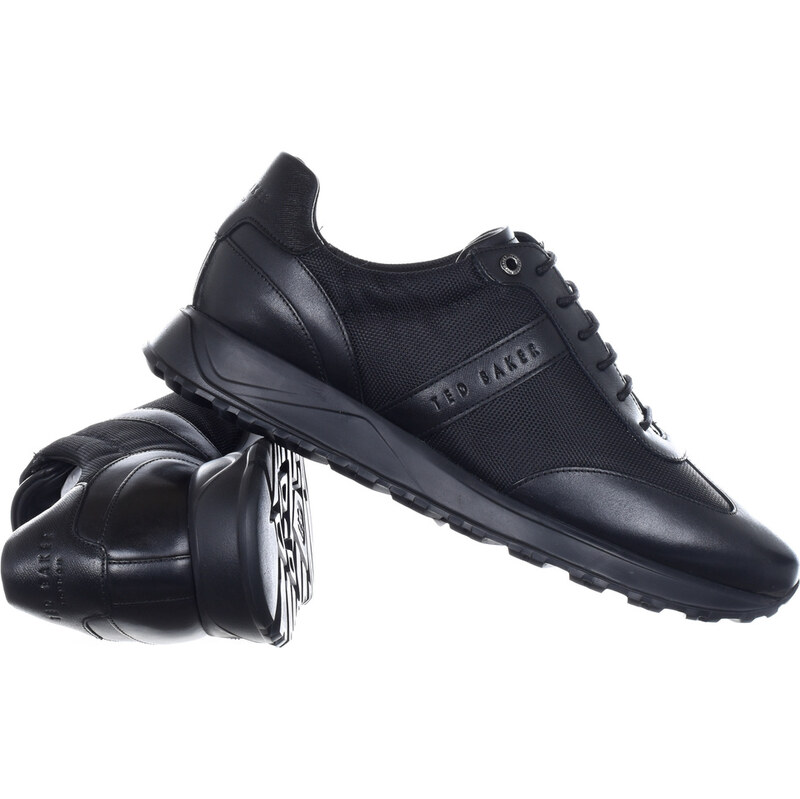 TED BAKER LONDON - Černé polobotky Marckus