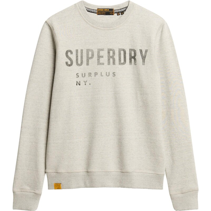 Superdry & Co Mikina Surplus světle šedá / tmavě šedá
