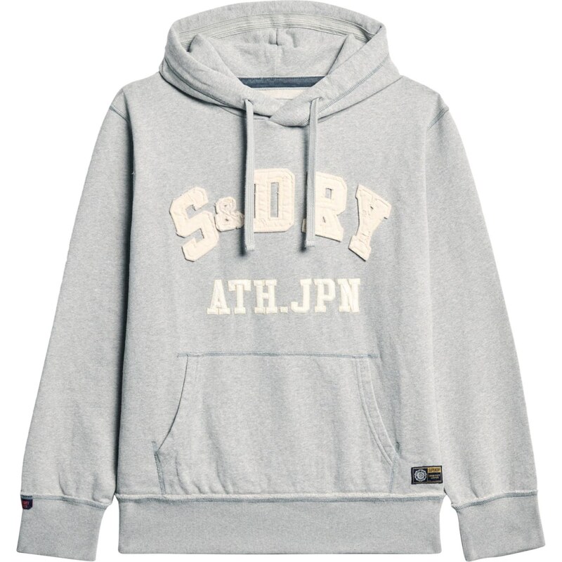 Superdry & Co Mikina Vintage Athletic krémová / světle šedá