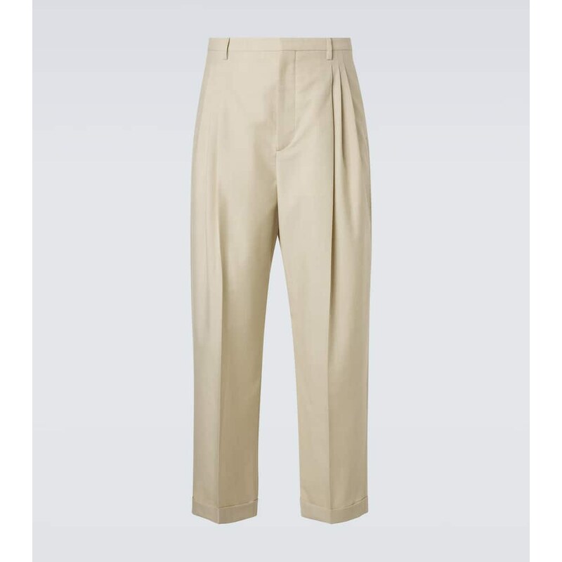 Bottega Veneta Wool and cotton gabardine suit pants