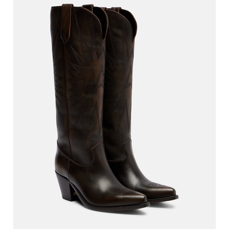 Golden Goose Wish Star leather cowboy boots