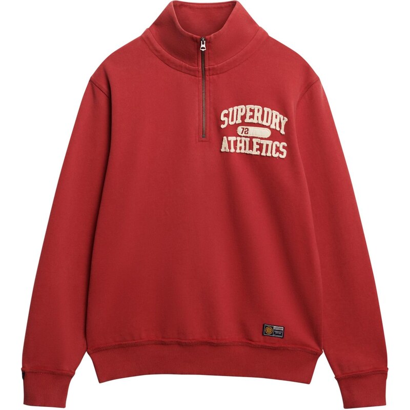 Superdry & Co Mikina Vintage Athletic béžová / červená 114320860
