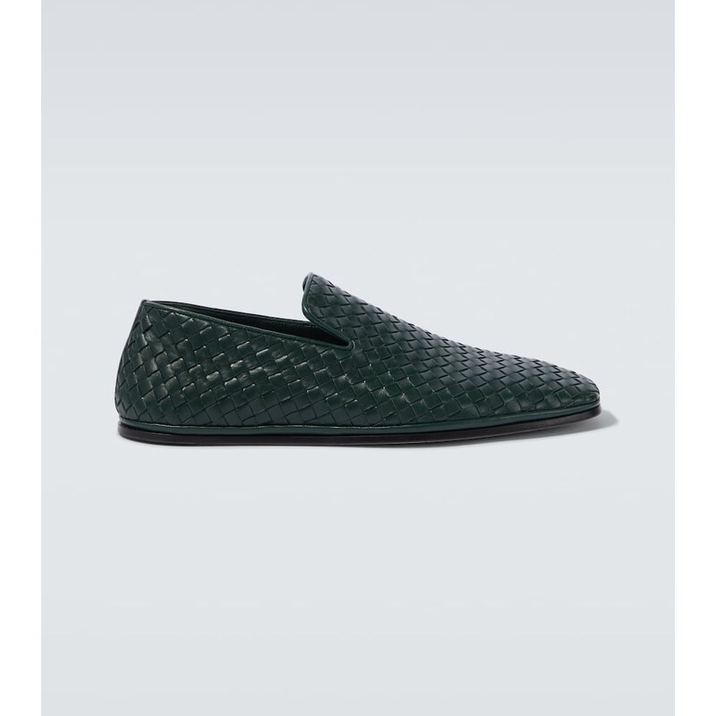 Bottega Veneta Palazzo Intrecciato leather loafers