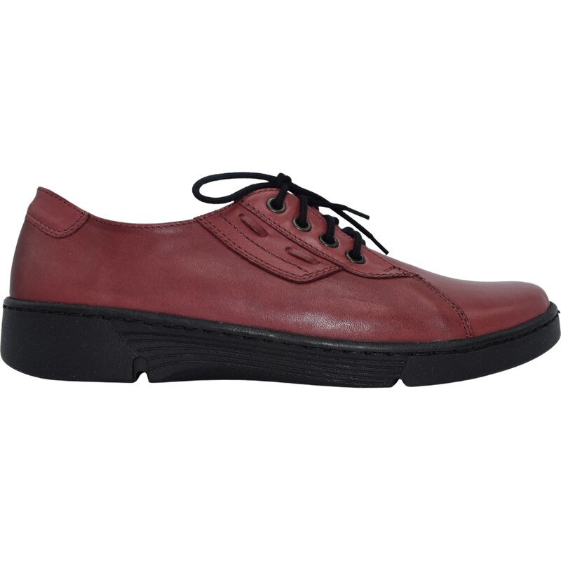 Orto plus dámské polobotky 510-209 červená 113079791