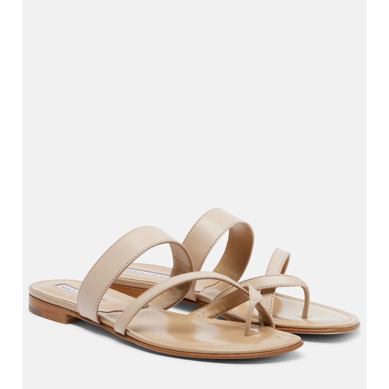 Manolo Blahnik Susa leather thong sandals