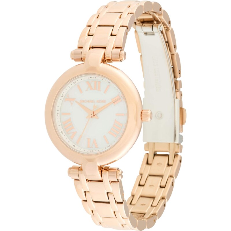 MICHAEL Michael Kors Analogové hodinky LANEY růžově zlatá /