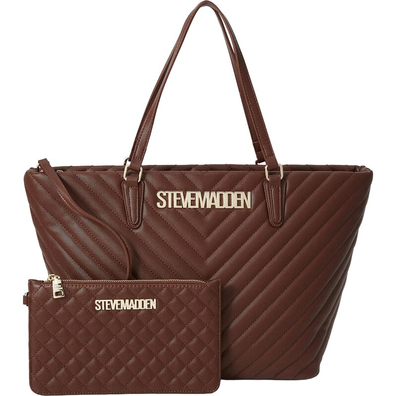 STEVE MADDEN Nákupní taška Bjude-2 hnědá / zlatá 114321103