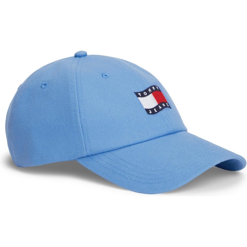 Tommy Jeans Čepice námořnická modř / nebeská modř / červená / bílá 114321158
