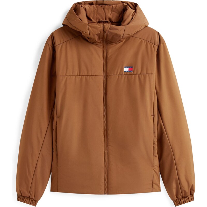 Tommy Jeans Přechodná bunda karamelová