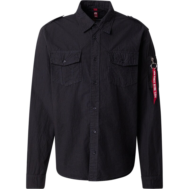 ALPHA INDUSTRIES Košile Dragon olivová / oranžová / černá / bílá