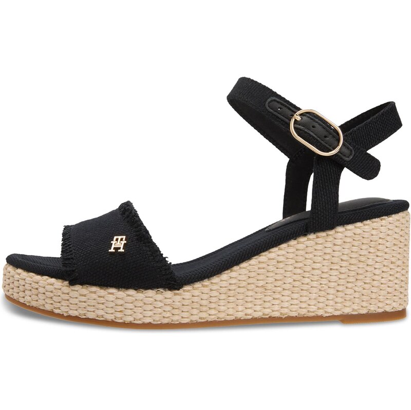 TOMMY HILFIGER Sandály černá