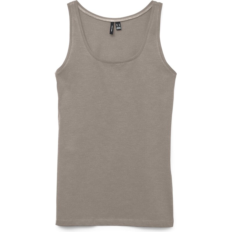 VERO MODA Top VMLulu šedobéžová 110590373