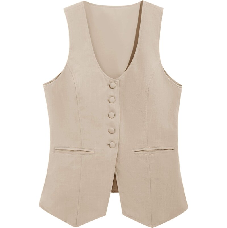 Imily Bela Vesta k obleku khaki 114321674