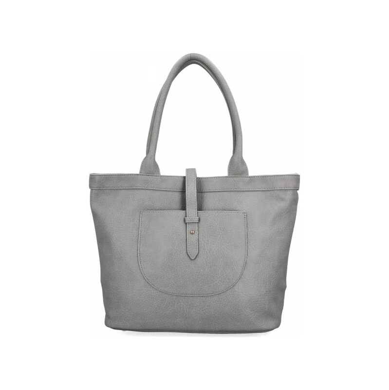 Dámská kabelka shopper bag Herisson světle šedá 18R239