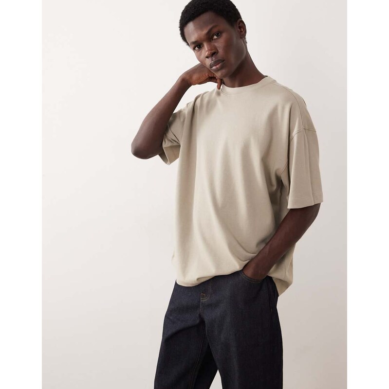 ASOS COLLECTIVE super heavyweight oversized t-shirt in green