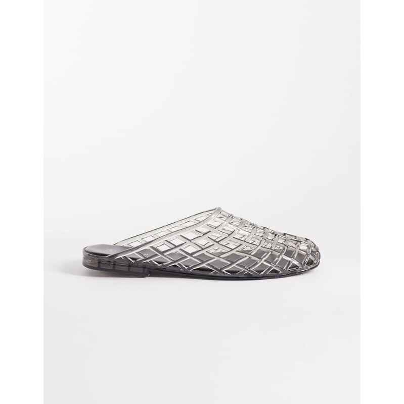 SEQWL jelly cage mule in charcoal-Grey 114330510