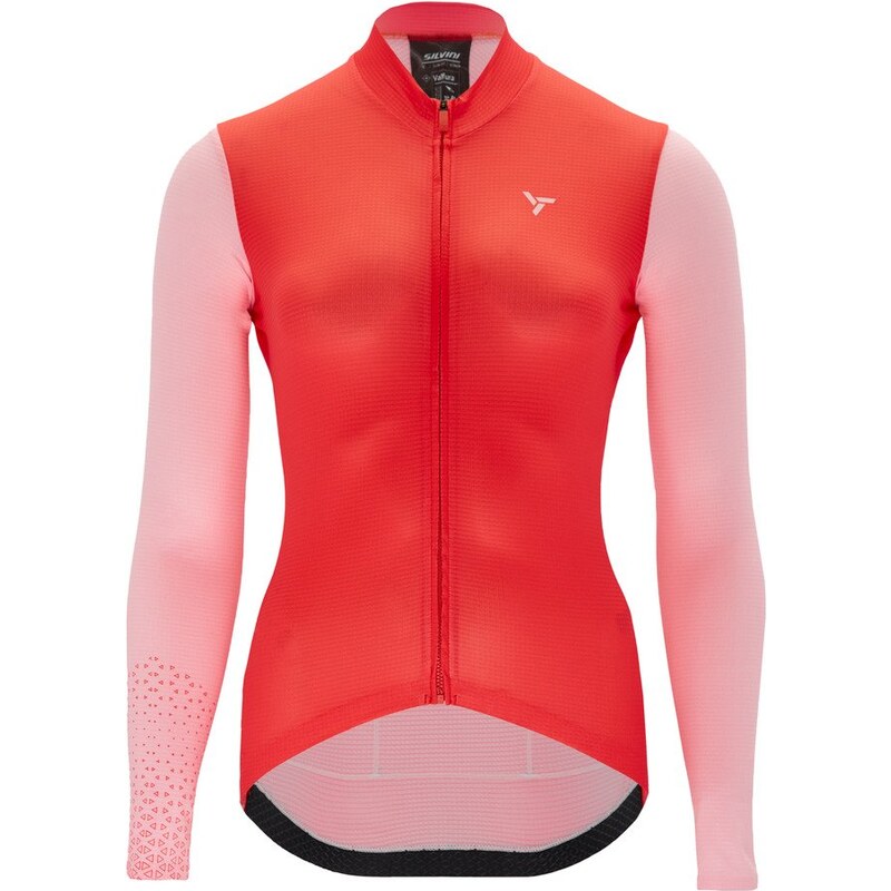 Dámský cyklo dres SILVINI Valfura červená 114335217
