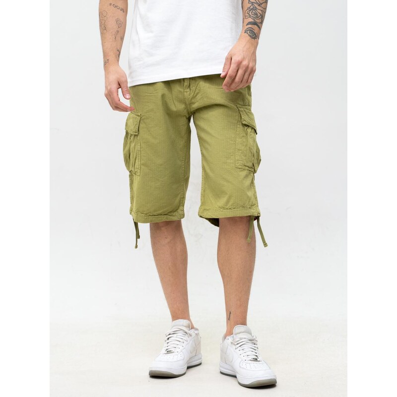 Krátké bojové šortky Khaki Alpha Industries Ripstop