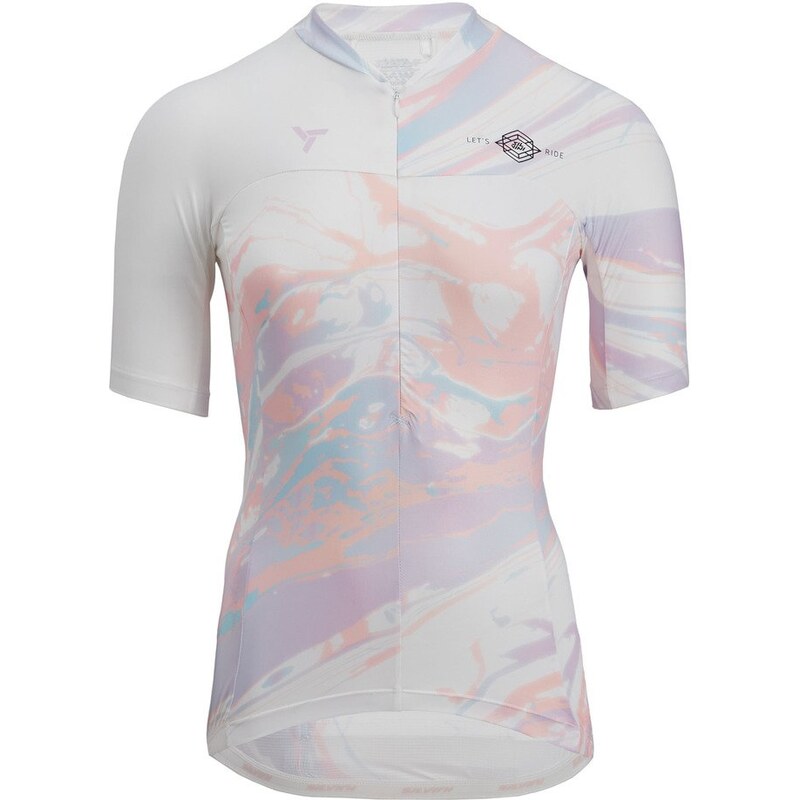 Dámský cyklo dres SILVINI Catirina bílá 114335245