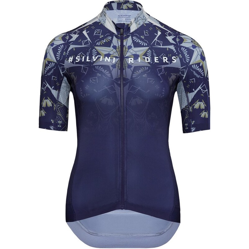 Dámský cyklo dres SILVINI Mottolina modrá 114335402