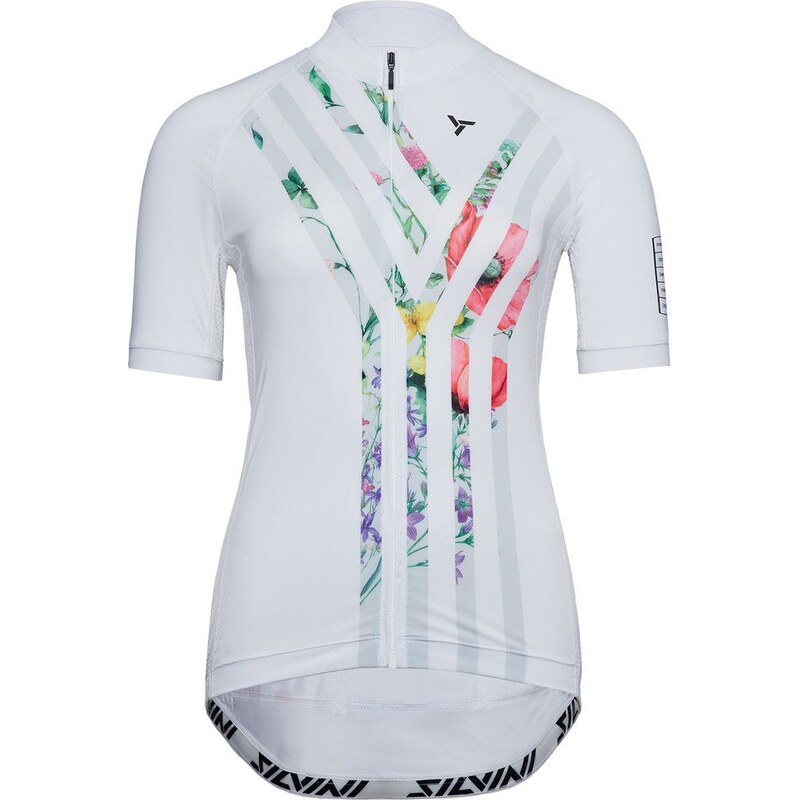 Dámský cyklo dres SILVINI Calnia bílá 114335413