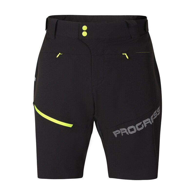 Pánské cyklistické šortky PROGRESS Boe Shorts černé