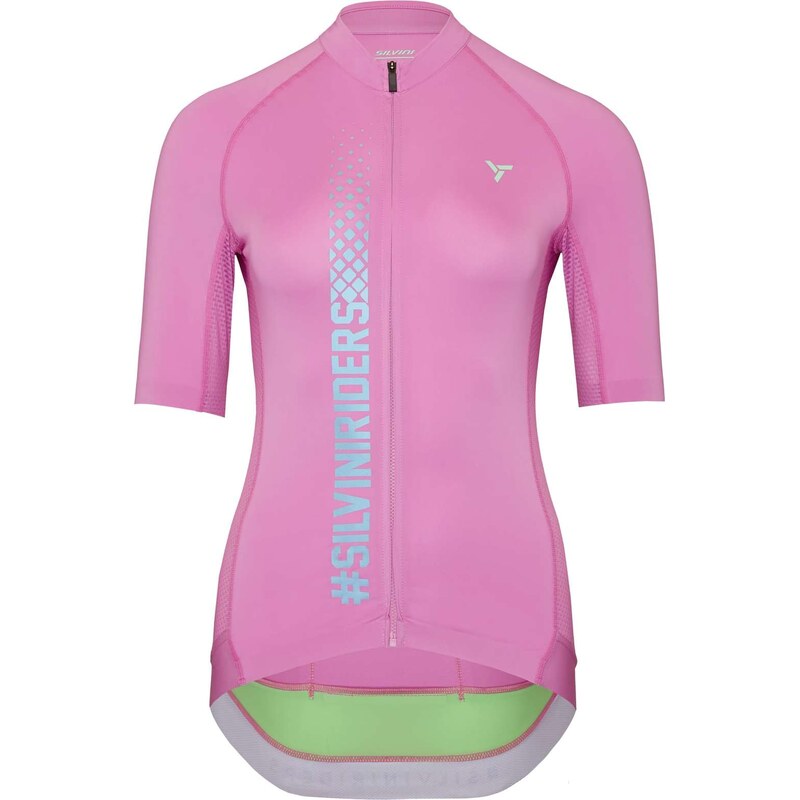 Dámský cyklo dres SILVINI Mazzana růžová 114335547
