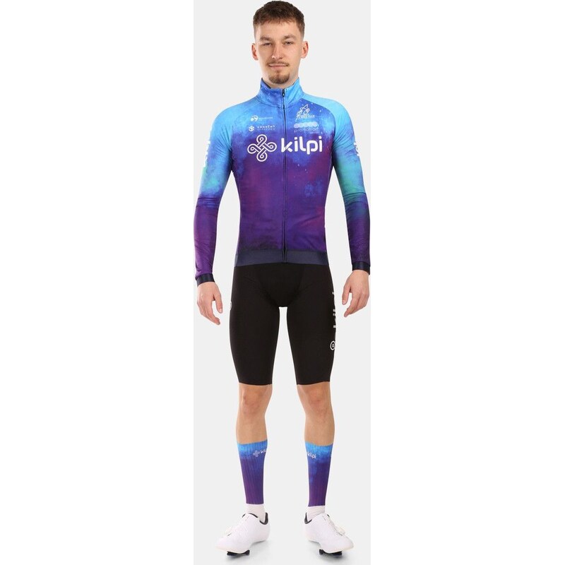 Pánský cyklistický dres KILPI Vulcano modrý