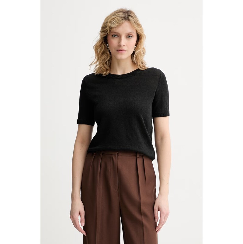 Weekend Max Mara tričko dámské lněné PANCONE