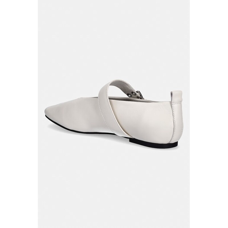 Tommy Jeans baleríny kožené TJW BALLERINA BUCKLE