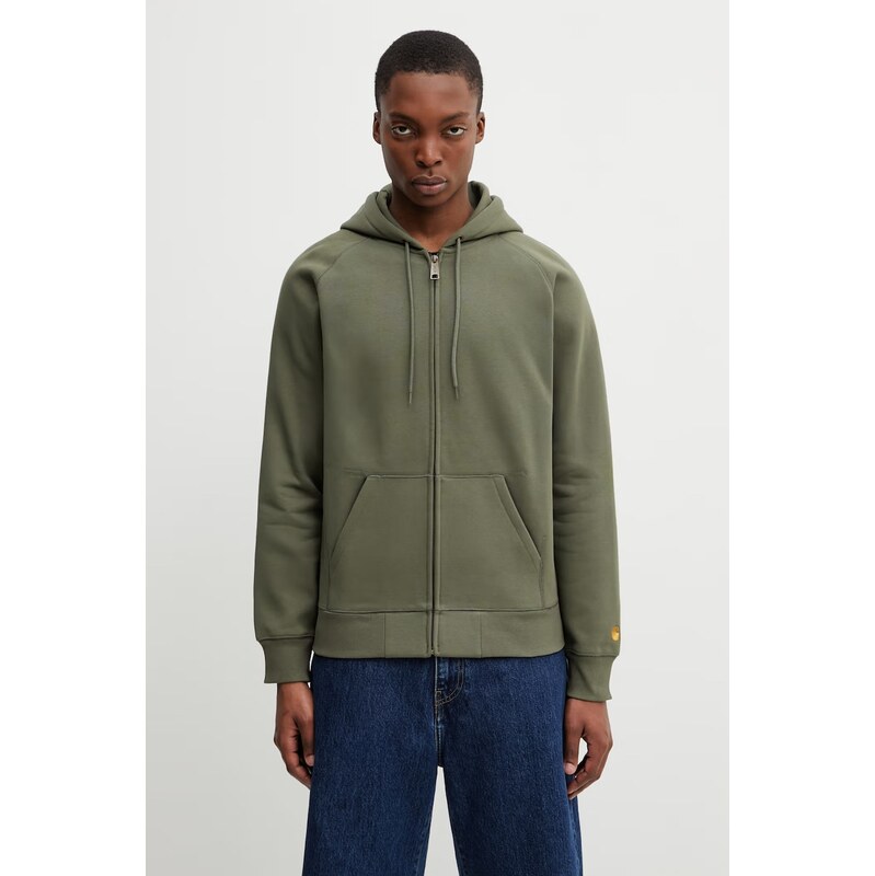 Carhartt WIP Hooded Chase Jacket mikina bavlněná pánská