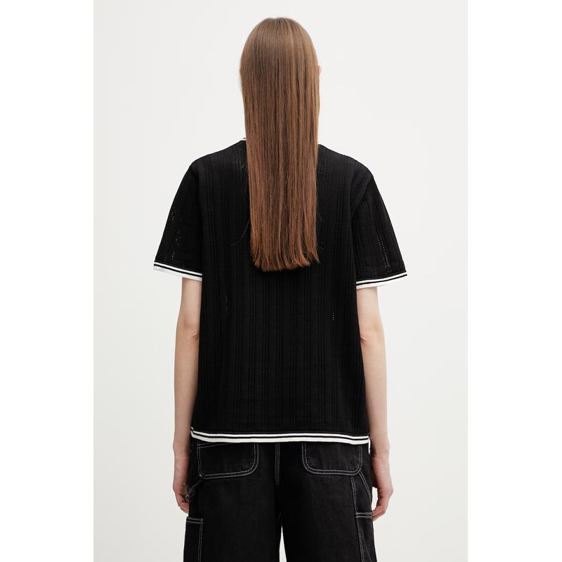 Carhartt WIP W’ S/S Ramsey Knit Shirt košile bavlněná pánská