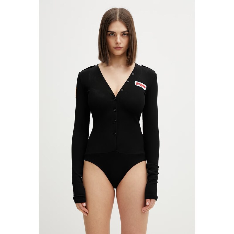 Off-White body dámské s viskózou Heavy