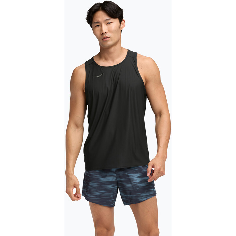 Pánské běžecké tričko HOKA Airolite Tank 2.0 black