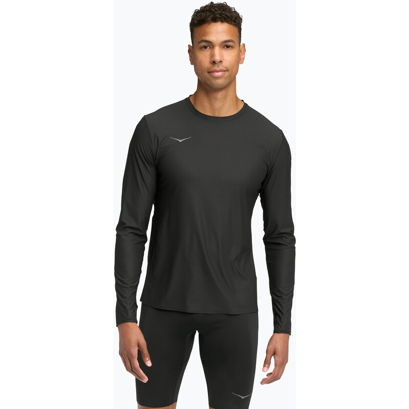 Pánské běžecké tričko Longsleeve HOKA Airolite 2.0 black