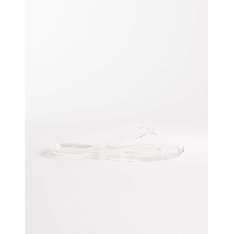 SEQWL jelly flip flops in clear-No colour 114339348