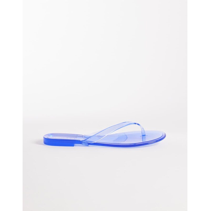 SEQWL jelly flip flops in luminous blue 115517598