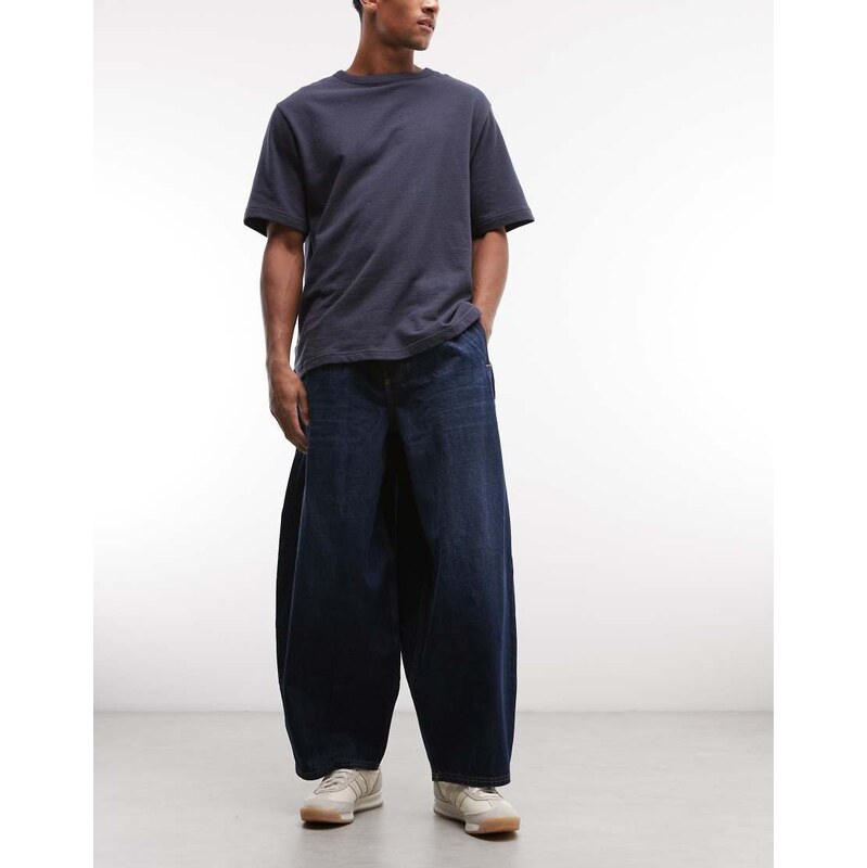 COLLUSION Circular Design Collection xl balloon jean with pleats in 114339306