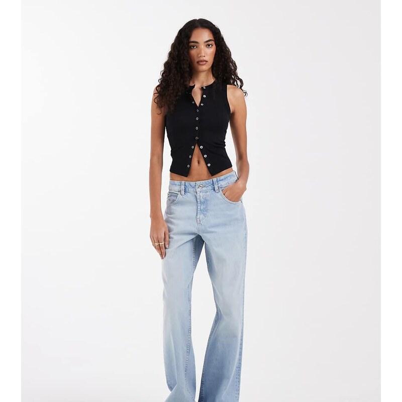 ASOS Tall ASOS DESIGN Tall oversized baggy boyfriend jean in soft 115519838
